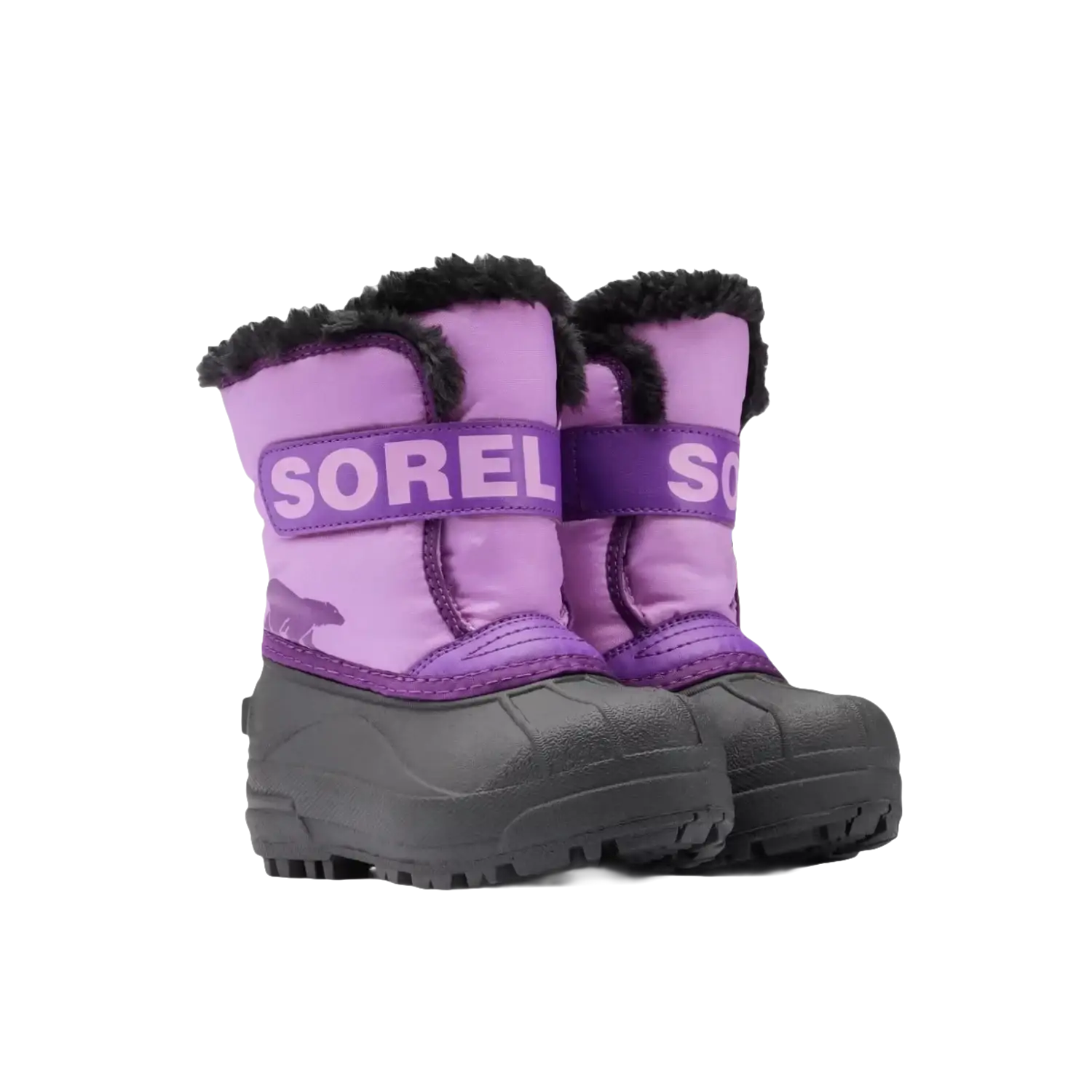 Sorel Kid's Snow Commander™ Boot in gumdrop, pair front view