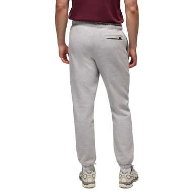 PrAna M's prAna Fleece Sweatpant in heather grey, on model back view