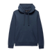 PrAna Men's Fleece Hoodie in stormy night, flat front view