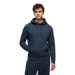 PrAna Men's Fleece Hoodie in stormy night, on model front view