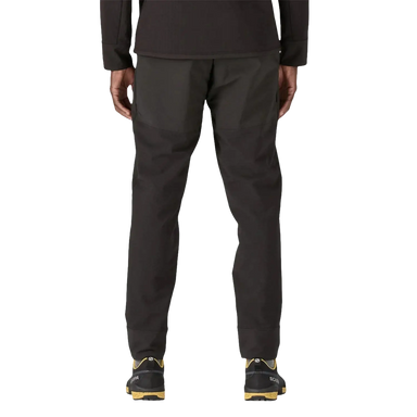 Patagonia Men's R2® TechFace Pants in black, on model back view