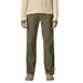 Patagonia Women's Utility Pants in basin green, on model front view 