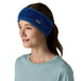Patagonia Re-Tool Fleece Headband in clement blue, model front view