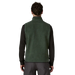 Patagonia Men's Retro Pile Fleece Vest in old growth green, on model back view