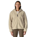 Patagonia Women's Lunar Dusk Fleece Hoody in natural, on model front view