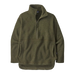 Patagonia Women's Better Sweater® Oversized Fleece Pullover in basin green, flat front view