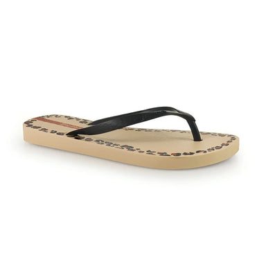 Ipanema Women's Day Fem Sandal in leopard & beige, side view