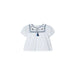 Mayoral K's Blouse, White, front view flat 