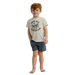 Free Fly Toddler Breeze Shortin storm cloud, on model front view