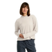 Free Fly Apparel Women's Elevate Lightweight Hoodie in heather birch, on model front view