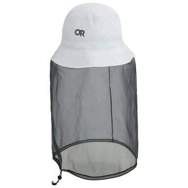 Outdoor Research Bug Bucket Hat in titanium, front view