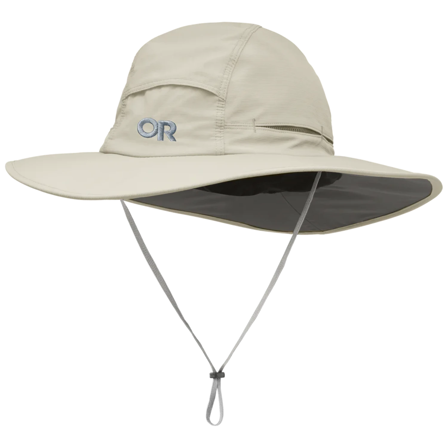 Outdoor Research Sunbriolet Sun Hat in sand, front view