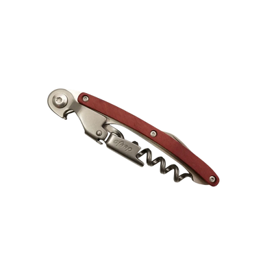 Deejo Waiter's Knife 75g in coralwood, side view