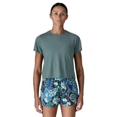 Patagonia Women's Capilene® Cool Trail Cropped Shirt, model front