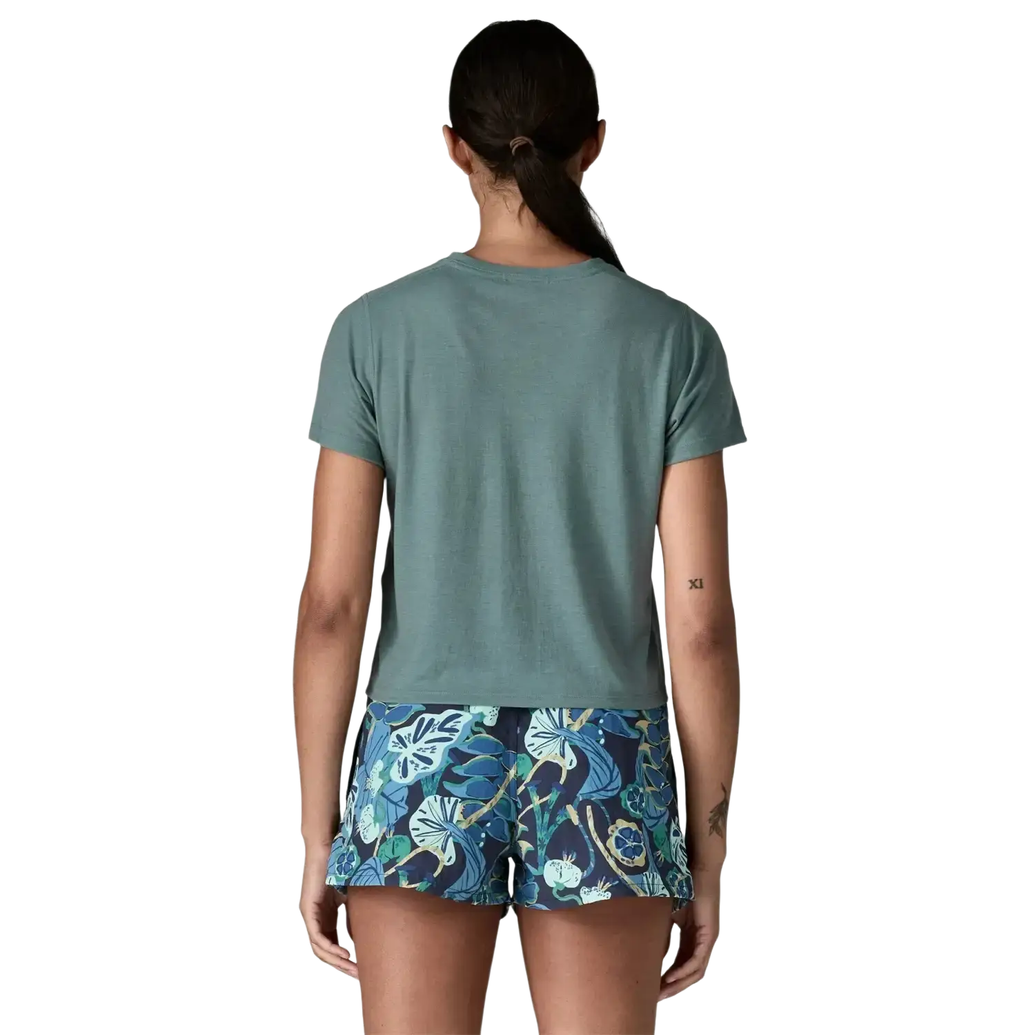 Patagonia Women's Capilene® Cool Trail Cropped Shirt, model back