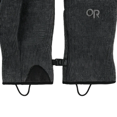 Outdoor Research Men's Flurry Sensor Gloves in charcoal, pair view details