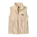 Patagonia Women's Los Gatos Fleece Vest in natural, front view