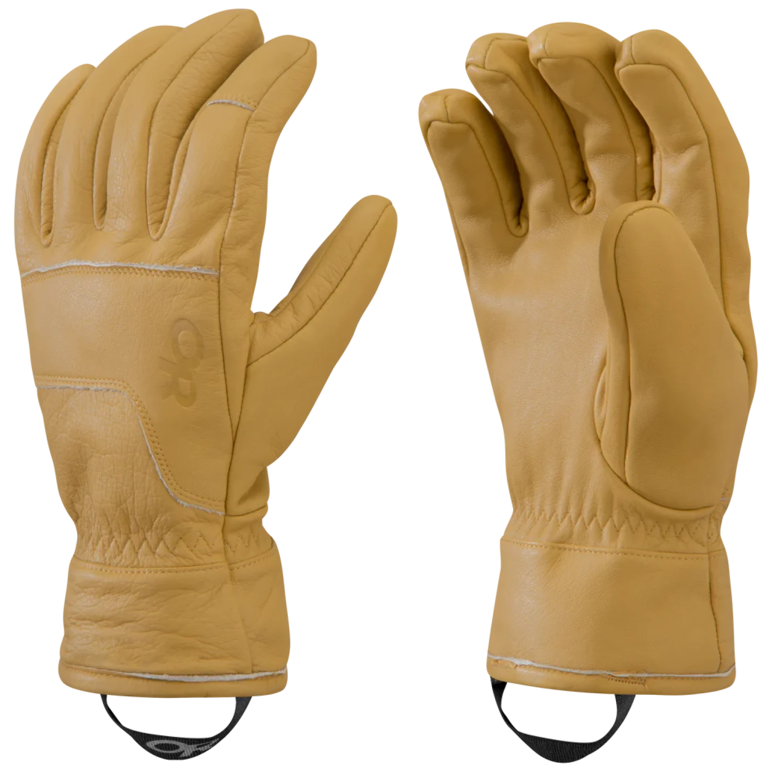 Outdoor Research Aksel Work Gloves in natural, pair view