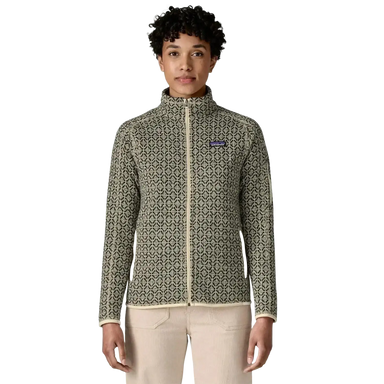 Women's Better Sweater® Fleece Jacket in scales & natural, on model front view