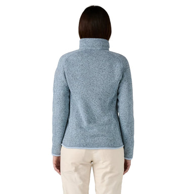 Patagonia Women's Better Sweater® 1/4-Zip Fleece fleck blue, on model back