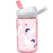 Camelbak Eddy®+ Kids 14oz Water Bottle Tritan™ Renew  snowflake unicorns-side