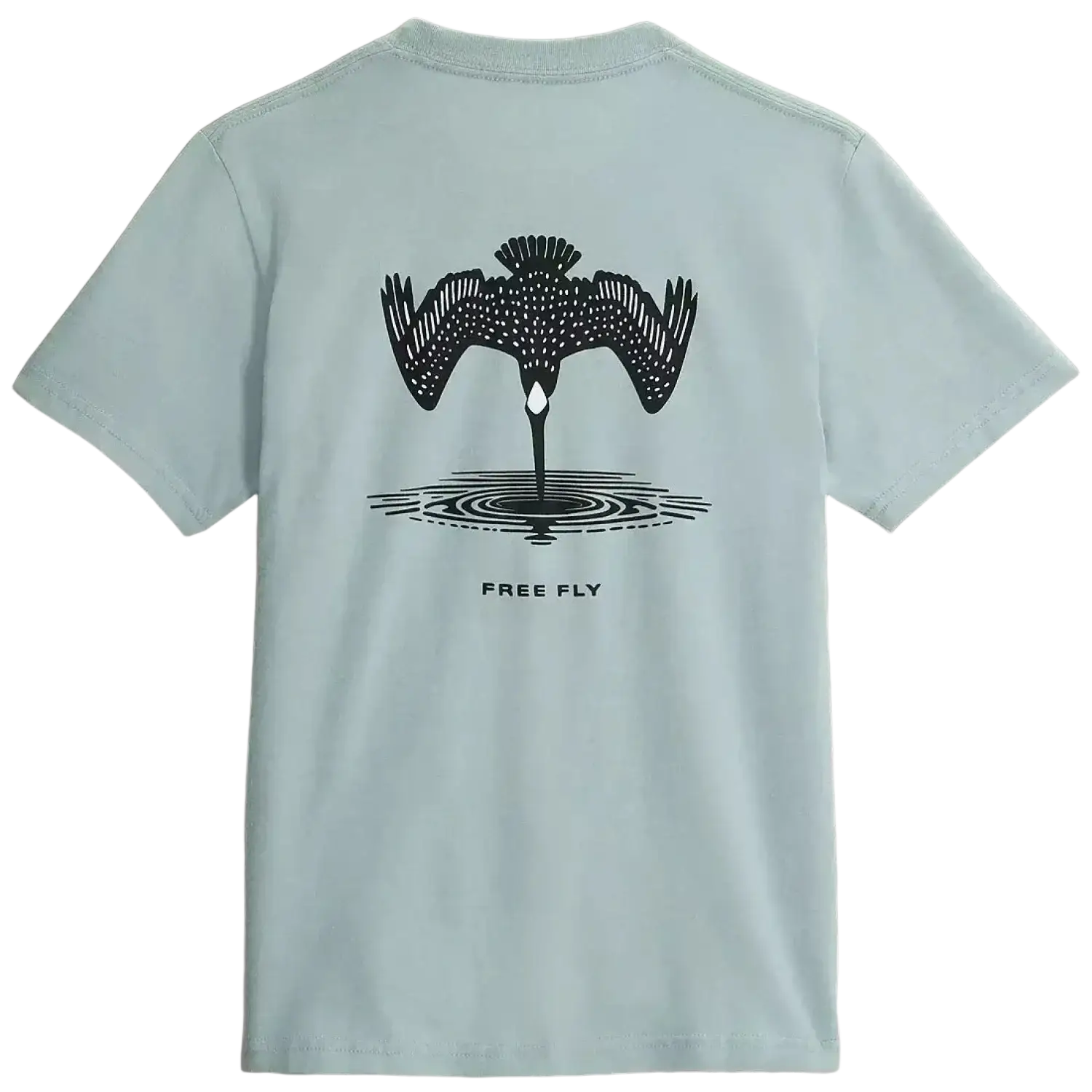 Free Fly Men's Dive Bomb Pocket Tee, back view
