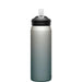 Camelbak 25oz. Eddy Stainless Steel Water Bottle in Silver Mint Mountain. Stainless Steel body construction with BPA Free Lid and Eddy Bite Valve. Front View.