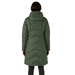 Patagonia Women's Down With It Parka in old growth green, on model back view