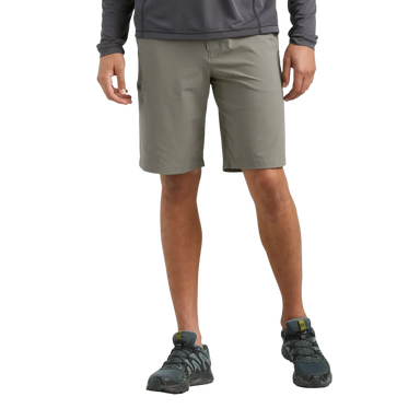 Outdoor Research Men's Ferrosi Shorts in pewter, on model front view