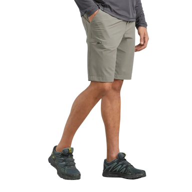 Outdoor Research Men's Ferrosi Shorts in pewter, on model side view