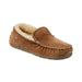 L.L. Bean Men's Wicked Good Slippers in brown, front side view