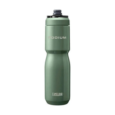 Camelbak Podium Stainless Steel 22 oz Bike Bottle in moss, front