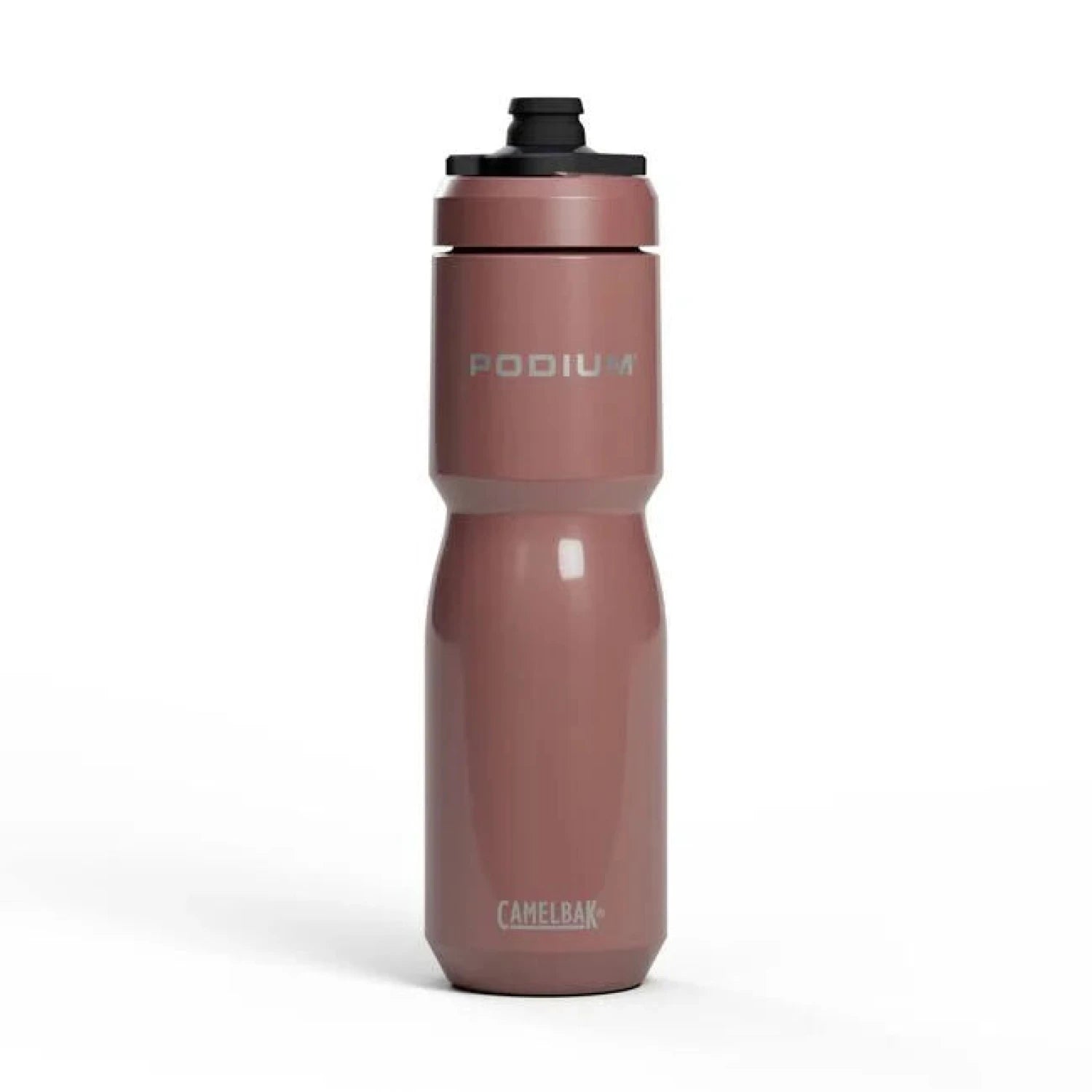 Camelbak Podium Stainless Steel 22 oz Bike Bottle in sierra red, front view