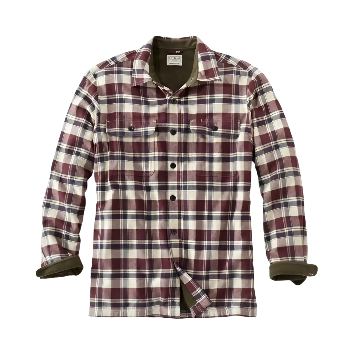M's Fleece-Lined Flannel Shirt