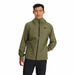 Outdoor Research® Men's Stratoburst Stretch Rain Jacket in ranger green on model front