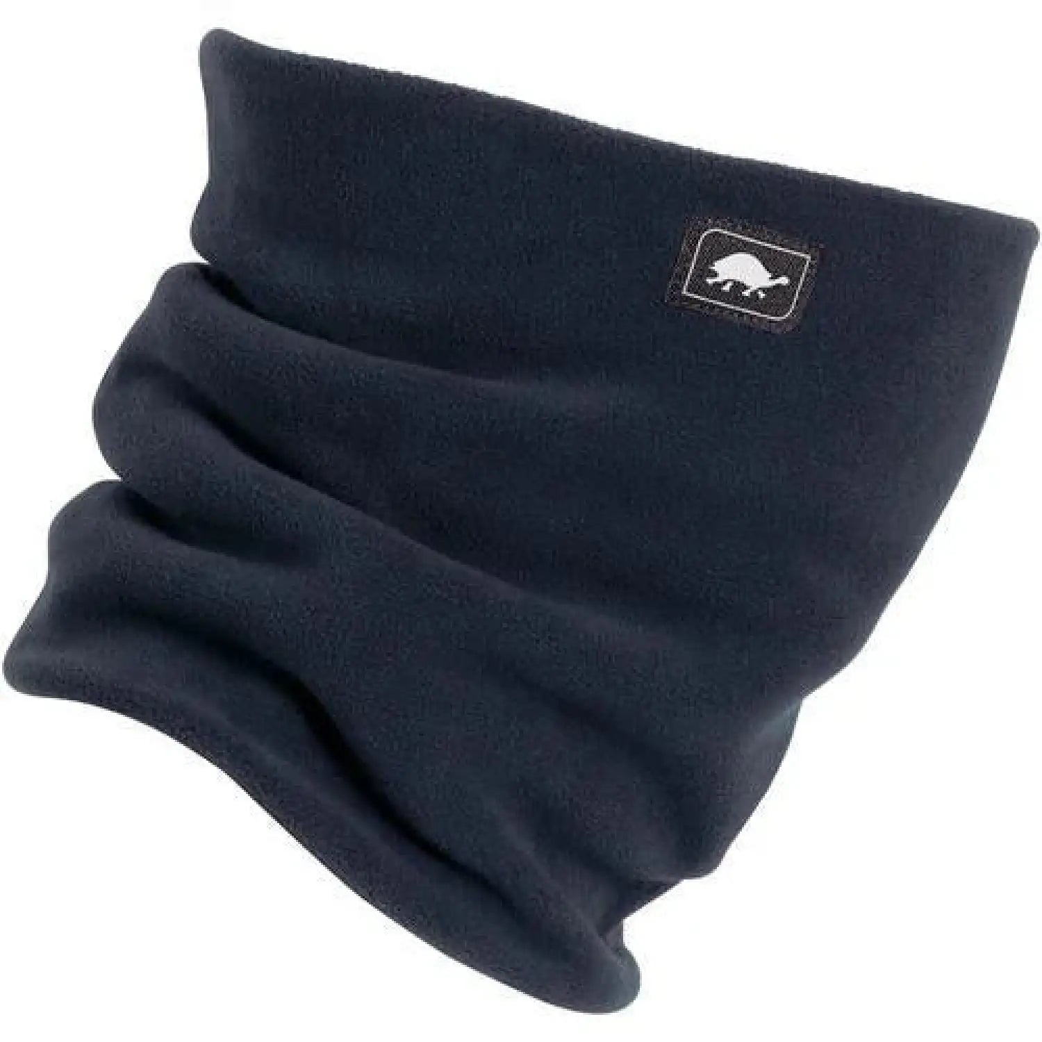 Turtle Fur Double-Layer Neck Warmer in Navy