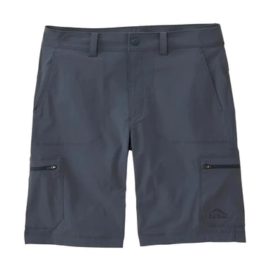 L.L. Bean Men's Cresta Hiking Shorts 10" in carbon navy, flat front view
