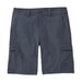 L.L. Bean Men's Cresta Hiking Shorts 10" in carbon navy, flat front view
