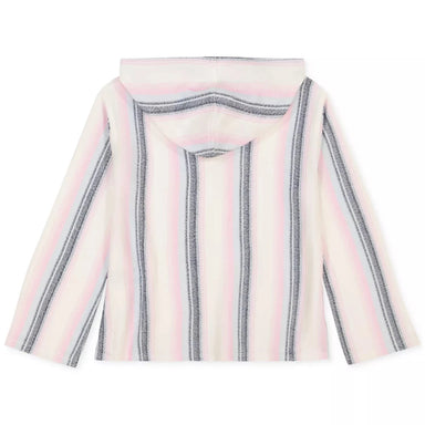 ROXY Girl's Daydreamin' Baja Hoodie in lilac chiffon, flat back view