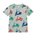 Tea Collection Boy's Short Sleeve Printed Tee in Zoom Zoom España, front view