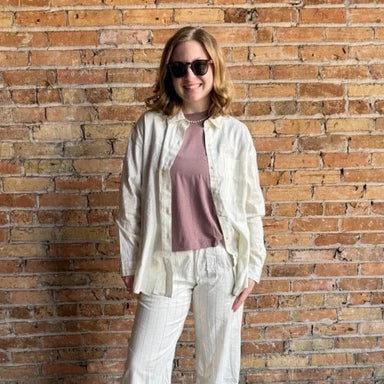 Free Fly Women's Sullivan's Shirt, model front view