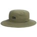 Outdoor Research Stratoburst Rain Hat in ranger green, front view