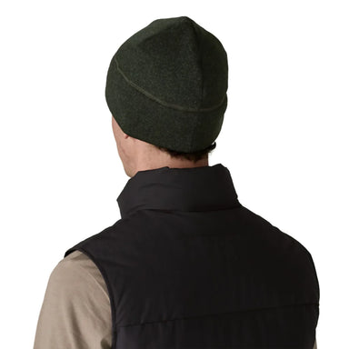 Patagonia Better Sweater™ Fleece Beanie in old growth green, model back view