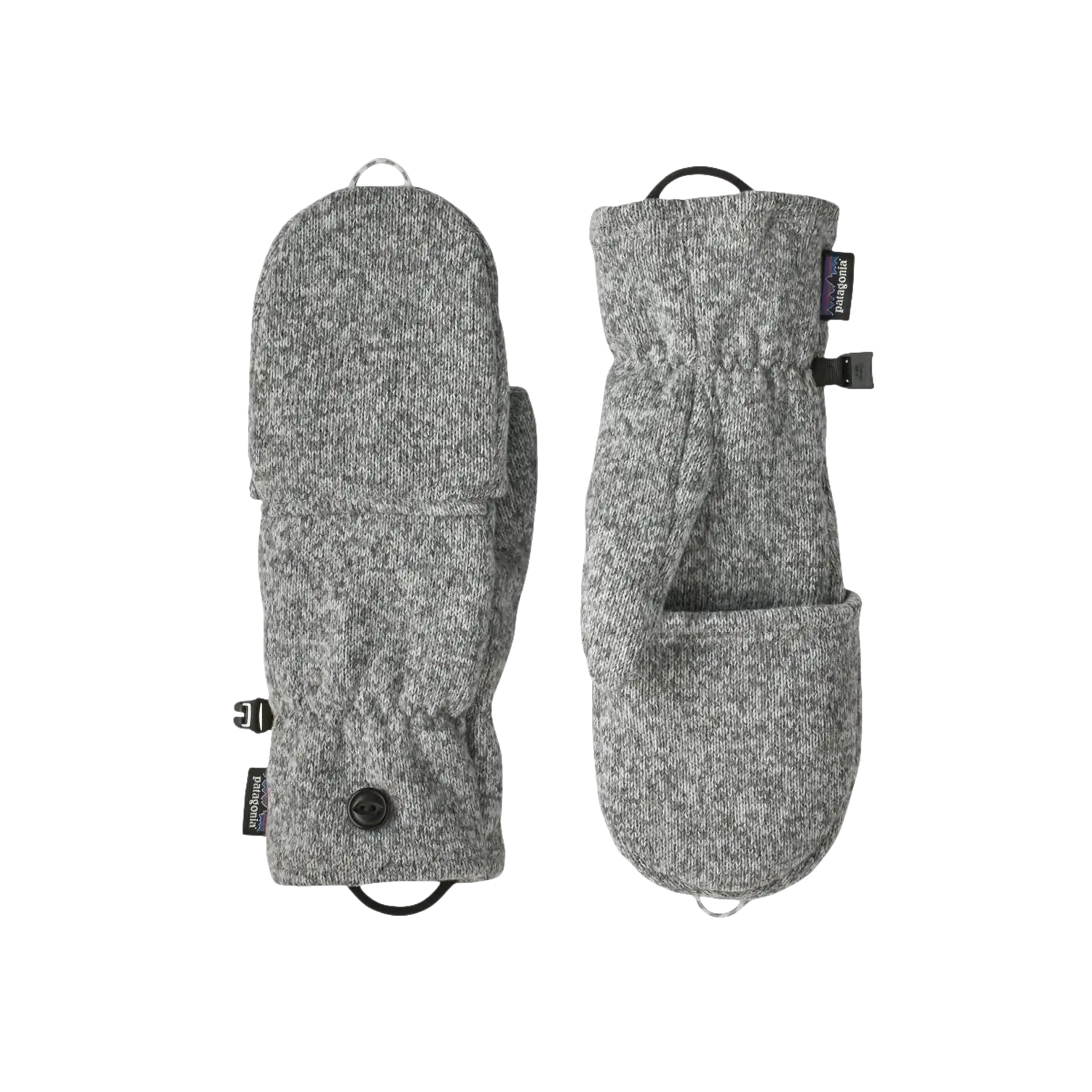 Patagonia Better Sweater™ Fleece Gloves in birch white, pair view