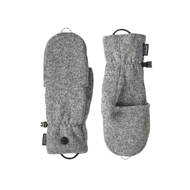 Patagonia Better Sweater™ Fleece Gloves in birch white, pair view