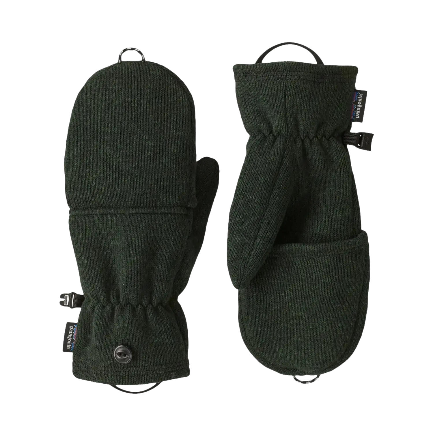 Patagonia Better Sweater™ Fleece Gloves in old growth green, pair view