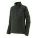 Patagonia Men's M's R1® Air Fleece Zip-Neck in old growth green, front view