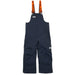 Helly Hansen Kid's Rider 2.0 Insulated Ski Bib in navy, front view