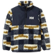 Helly Hansen Kid's Champ 1/2 Zip Midlayer in navy, flat front view