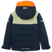 Helly Hansen Kid's Vertical Insulated Ski Jacket in navy, flat back view
